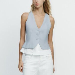 Zara Combination Striped Top NWT